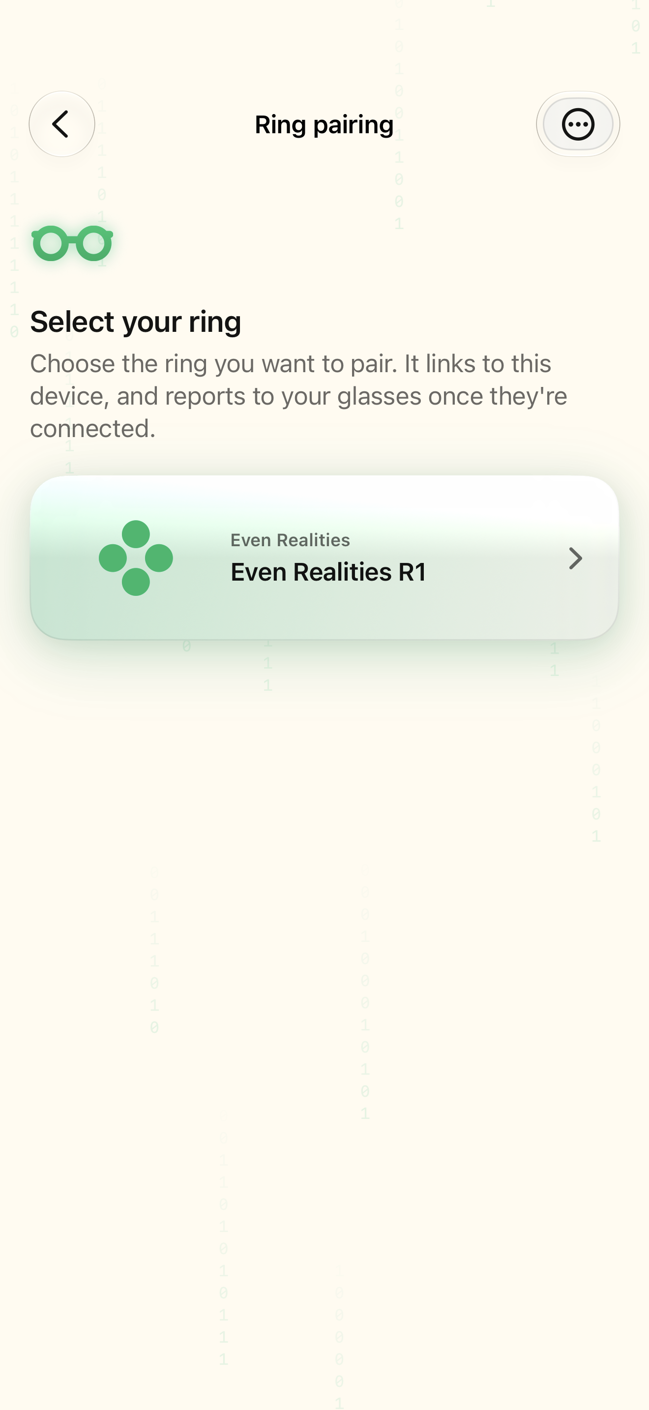 Native iOS Choose controller screen