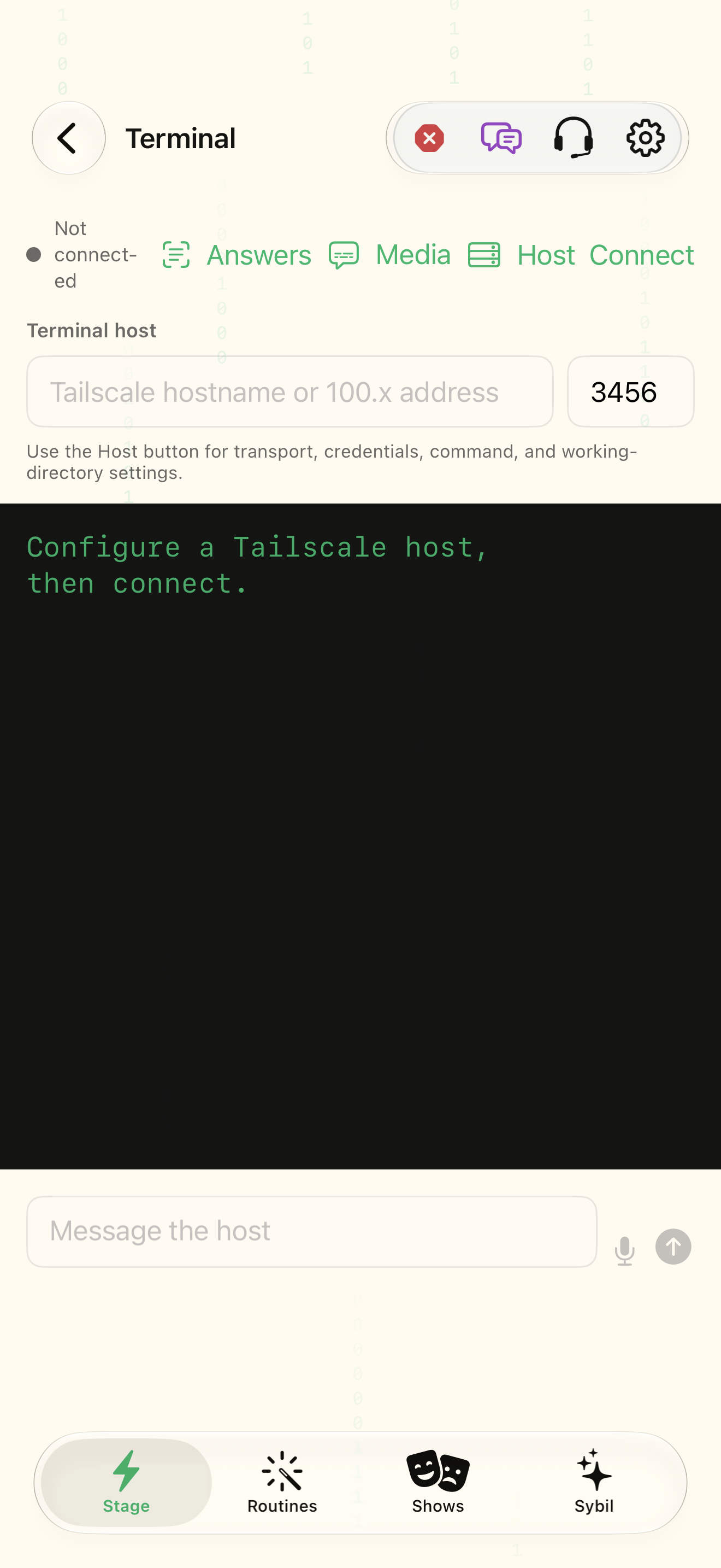 Review facts with their evidence native iOS screen